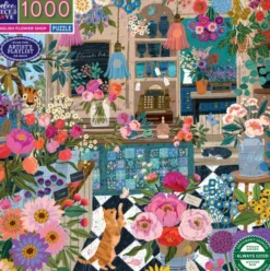 Eeboo - English Flower Shop - 1000 Brikker - Puslespil