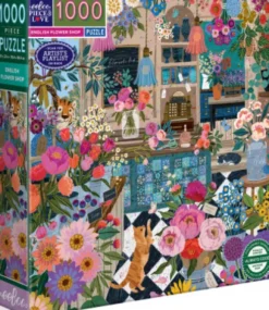 Eeboo - English Flower Shop - 1000 Brikker - Puslespil