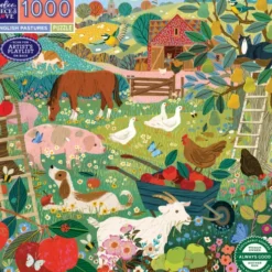 Eeboo - English Pastures - 1000 Brikker - Puslespil