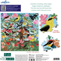 Eeboo - French Medieval Songbirds Puzzle - 1000 Brikker - Puslespil