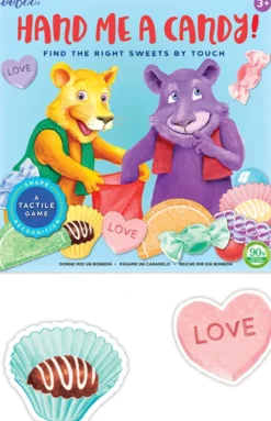 Eeboo - Hand Me A Candy - Føl Og Find - Slik Spil Til Børn