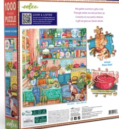 Eeboo - Harvest Kitchen - 1000 Brikker - Puslespil