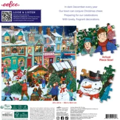 Eeboo - Holiday Marketplace Puzzle - 1000 Brikker - Puslespil