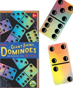 Eeboo - Kæmpe Domino Spil - 28 Skinnende Brikker