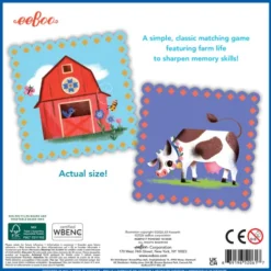 Eeboo - Little Farm - Memory & Matching Game - Huskespil