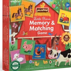 Eeboo - Little Farm - Memory & Matching Game - Huskespil