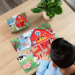 Eeboo - Little Farm - 20 Piece Puzzle - 20 Brikker - Puslespil