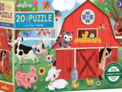 Eeboo - Little Farm - 20 Piece Puzzle - 20 Brikker - Puslespil