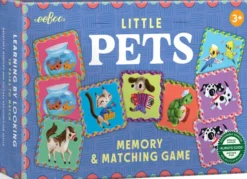 Eeboo - Little Pets Memory & Matching Game - Kæledyr Huskespil