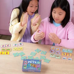 Eeboo - Little Pets Memory & Matching Game - Kæledyr Huskespil