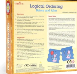 Eeboo - Logik Spil Til Børn - Logisk Rækkefølge - 48 Brikker