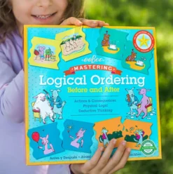 Eeboo - Logik Spil Til Børn - Logisk Rækkefølge - 48 Brikker