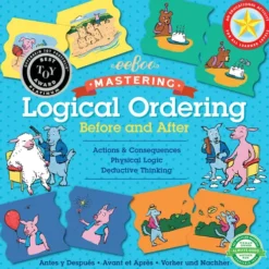 Eeboo - Logik Spil Til Børn - Logisk Rækkefølge - 48 Brikker