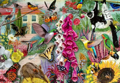 Eeboo - Love Of Pollinators Puzzle - 100 Brikker - Puslespil