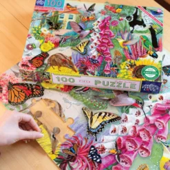 Eeboo - Love Of Pollinators Puzzle - 100 Brikker - Puslespil