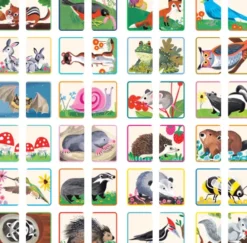 Eeboo - Meadow Memory Match & Make - Naturengen Huskespil