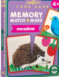 Eeboo - Meadow Memory Match & Make - Naturengen Huskespil