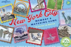 Eeboo - Memory Vendespil - New York City - 36 Kort
