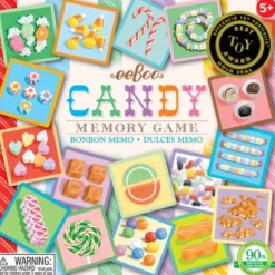 Eeboo - Memory Vendespil - Slik - 20 Kort