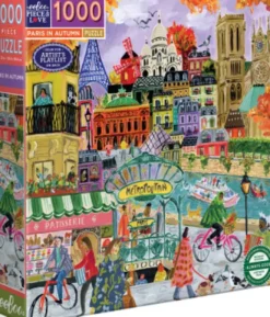 Eeboo - Paris In Autumn Puzzle - 1000 Brikker - Puslespil