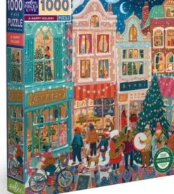 Eeboo Puslespil - 1000 Brikker - A Happy Holiday