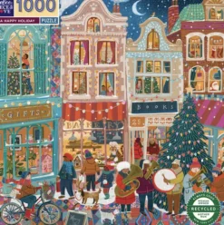 Eeboo Puslespil - 1000 Brikker - A Happy Holiday