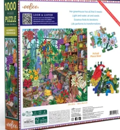 Eeboo - Puslespil - 1000 Brikker - Alchemist's Greenhouse