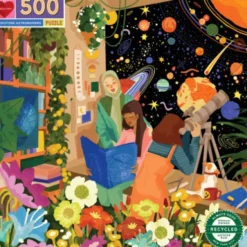 Eeboo Puslespil - 500 Brikker - Bookstore Astronomers