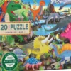 Eeboo Puslespil - 20 Brikker - Dinosaur Land