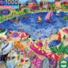 Eeboo Puslespil - 1000 Brikker - Frokost Ved Havet