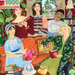 Eeboo Puslespil - 1000 Brikker - Jane Austen Book Club