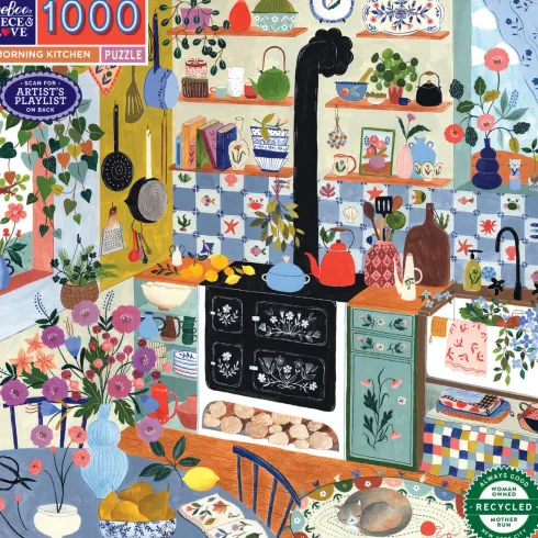 Eeboo Puslespil - 1000 Brikker - Morning Kitchen