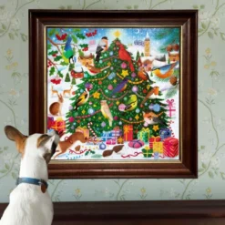 Eeboo Puslespil - Christmas Songbirds - 1000 Brikker