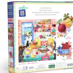 Eeboo Puslespil - Pink Kitchen - 1000 Brikker