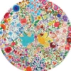 Eeboo - Puslespil - Rundt - Blue Bird Yellow Bird - 500 Brikker
