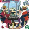 Eeboo - Puslespil - Rundt - Dronningens Gambit - 100 Brikker