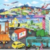 Eeboo Puslespil - Transportmidler - 20 Brikker