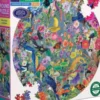 Eeboo - Rundt Puslespil - 500 Brikker - Paradise Garden