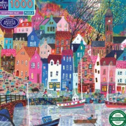 Eeboo - Scottish Isle - 1000 Brikker - Puslespil