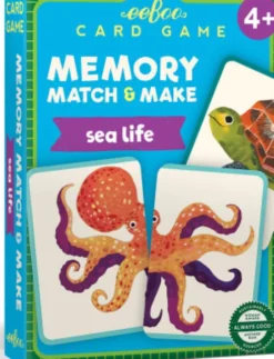 Eeboo - Sea Live - Memory Match & Make - Huskespil