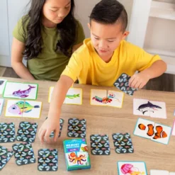 Eeboo - Sea Live - Memory Match & Make - Huskespil
