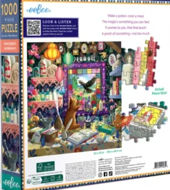 Eeboo - Sorcerer's Workshop Puzzle - 1000 Brikker - Puslespil