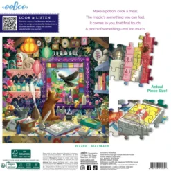 Eeboo - Sorcerer's Workshop Puzzle - 1000 Brikker - Puslespil