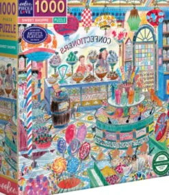 Eeboo - Sweet Shoppe - 1000 Brikker - Puslespil