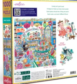 Eeboo - Sweet Shoppe - 1000 Brikker - Puslespil