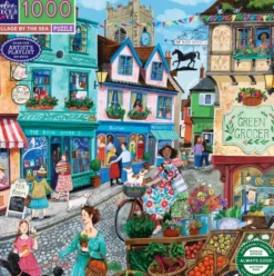 Eeboo - Village By The Sea - 1000 Brikker - Puslespil
