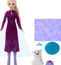 Elsa Dukke Og Baby Bjørn Legesæt - Disney Frost