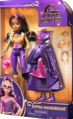 Enhjørningeakademiet - Dlx Dukke Sophia Masquerade 24 CM