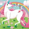Enhjørning Puslespil - Unicorns - Color - Clementoni - 104 Brikker