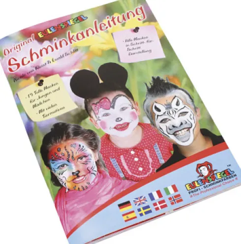 Eulenspiegel Ansigtsmaling Hæfte Med 19 Årstidens Masker